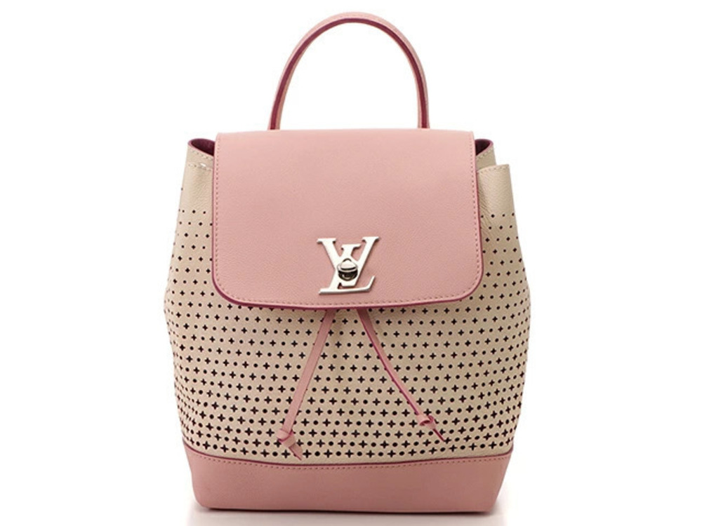 LOUIS VUITTON Lockme Backpack Monogram Flower